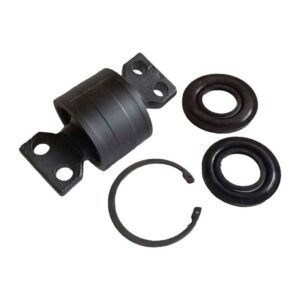 Torque rod bushing for heavy-duty truck axle torque rods