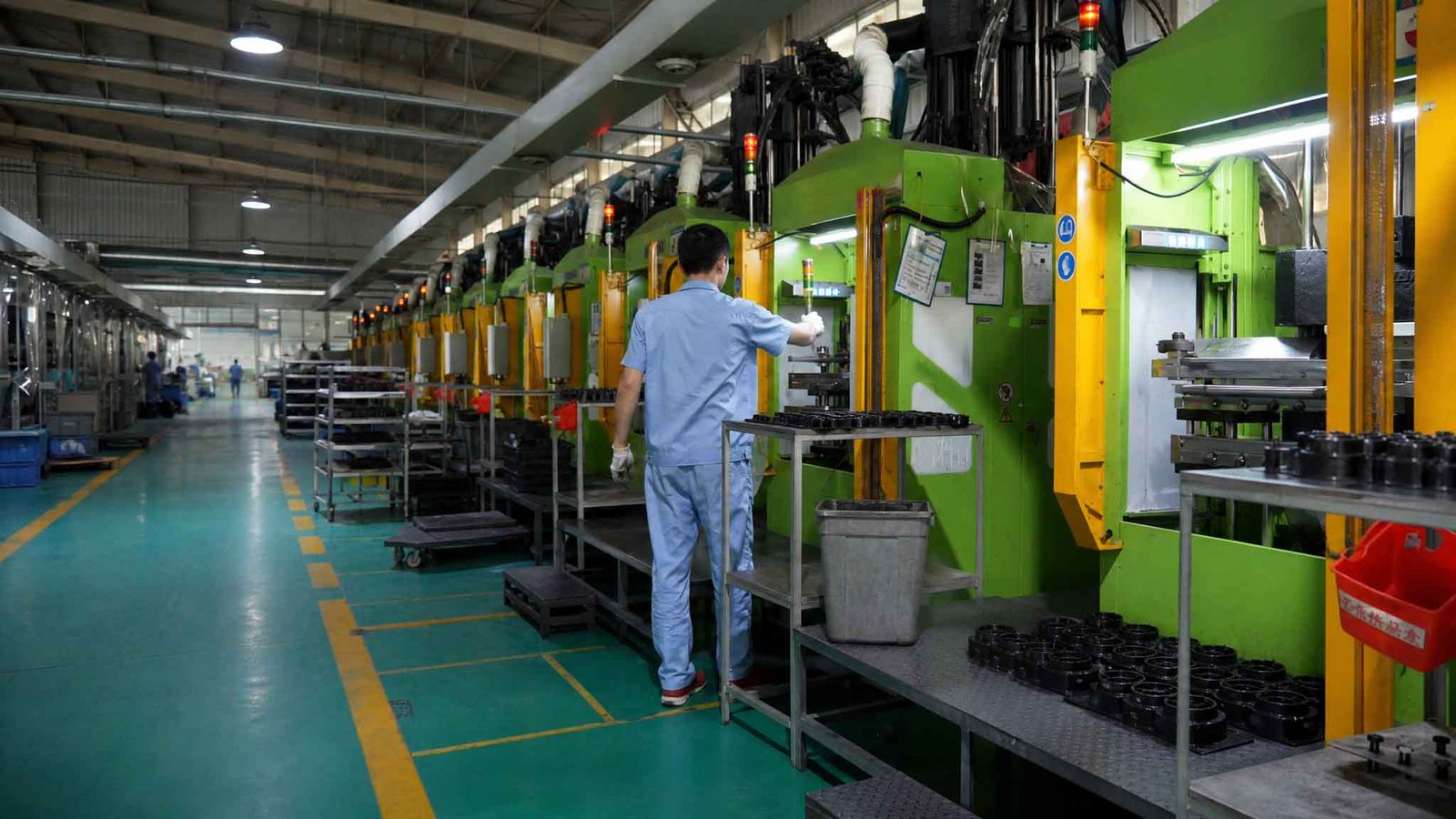 TCP rubber parts factory workshop
